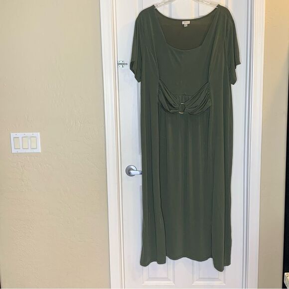 Avenue Olive Cinch Belted Design Front Dress Size 30/32 - Picture 9 of 10